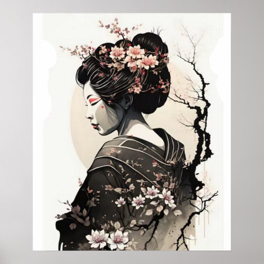 Poster Geisha (Devant)