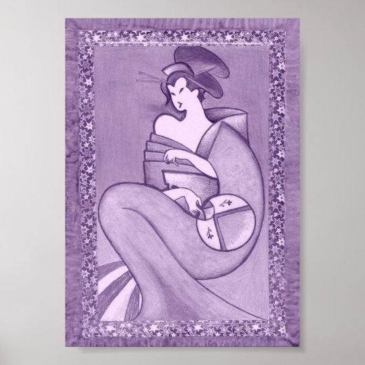 Poster Geisha (Devant)