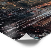 Poster Geisha, Elegant Ukiyo-e Style Geisha (Coin)