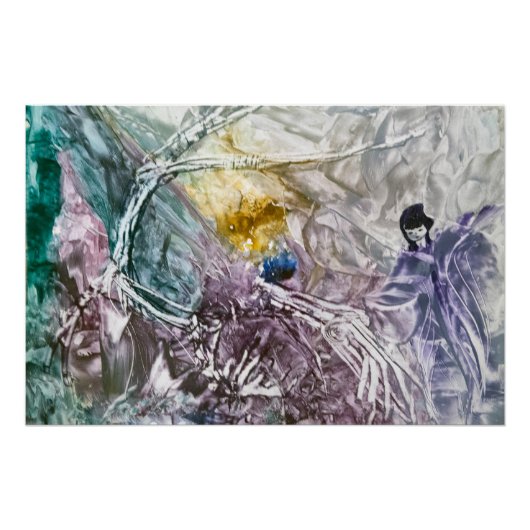 Poster Geisha in Dreamscape Perfect Poster (Voorkant)