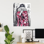 Poster Geisha - L'Artiste - Art Print (Bureau à domicile)