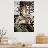 Poster Géisha Vintage (Cuisine)