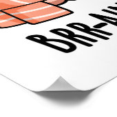 Poster Gel cérébral drôle Biologie Anatomie Pun (Coin)