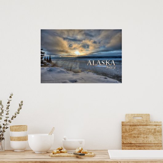 Poster Gel de l'Alaska (Cuisine)