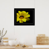 Poster-gele Daisy Poster (Keuken)