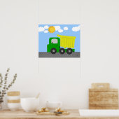 Poster gele pomp (Keuken)