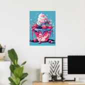 Poster Gelée Berry Delight (Bureau à domicile)