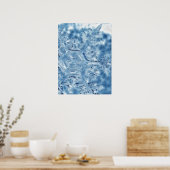 Poster Gelée Cristal de glace Flocon de neige fractal (Cuisine)