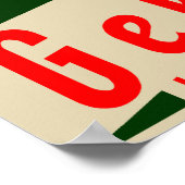 Poster gelée italienne rétro (Coin)