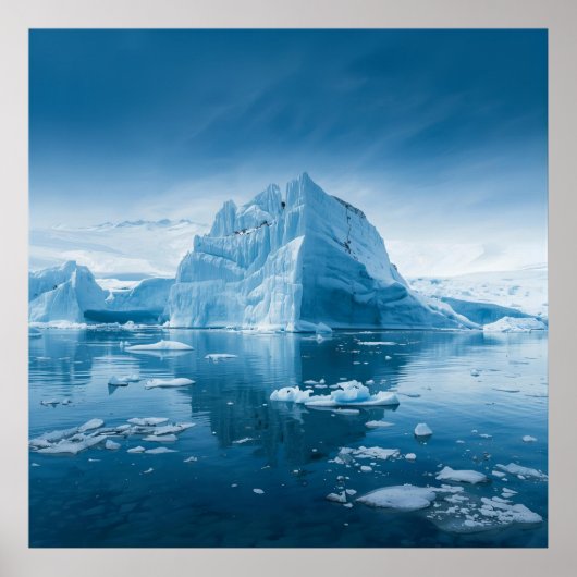 Poster Gelée Majesty - Personnalisable Arctic Iceberg Sce (Devant)