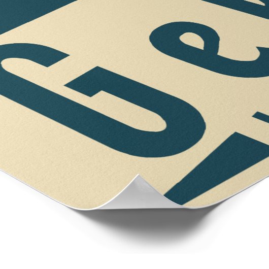 Poster gelée rétro (Coin)