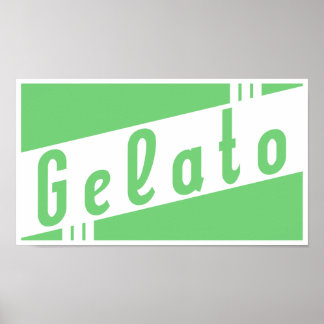 Poster gelée rétro