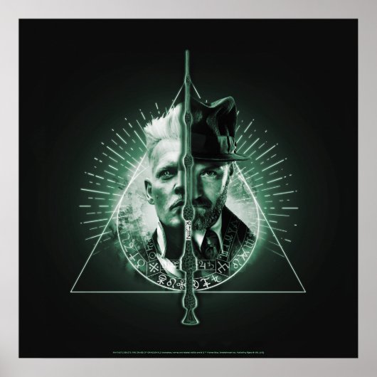 Poster GELLERT GRINDELWALD™ contre Dumbledore (Devant)