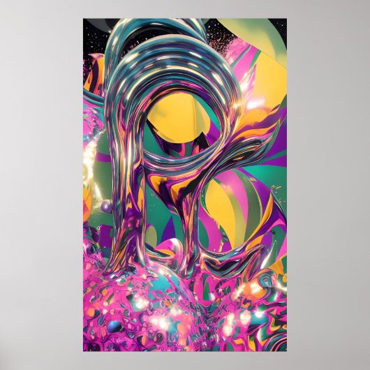 Poster Gelsemium Overture - Ken Gage Surreal Art (Devant)