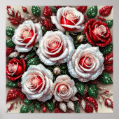 Poster Gem complexe embelli design floral (Devant)