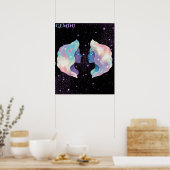 Poster Gémeaux Célestes – Art Astrologique (Cuisine)