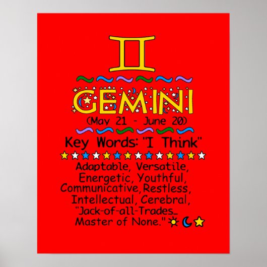 Poster GEMINI (Voorkant)