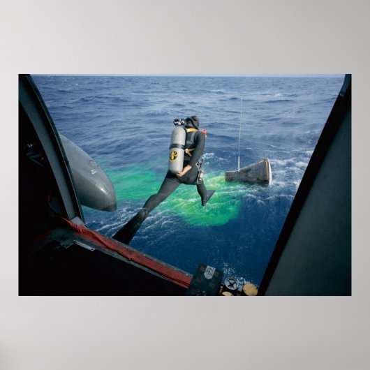 Poster Gemini 12 Splashdown & Recovery (Devant)