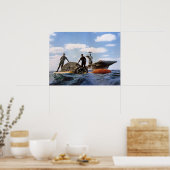 Poster Gemini 6A Splashdown & Recovery (Cuisine)