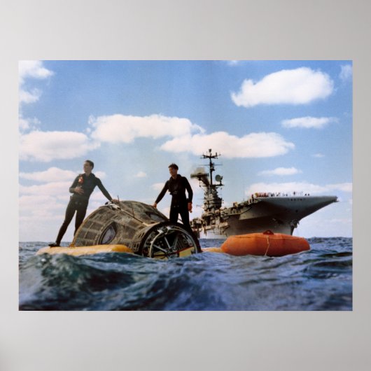 Poster Gemini 6A Splashdown & Recovery (Devant)