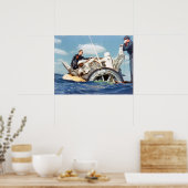 Poster Gemini 6A Splashdown & Recovery (Cuisine)