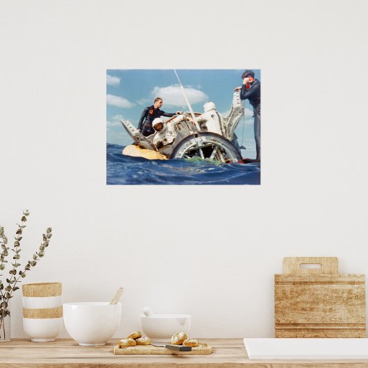 Poster Gemini 6A Splashdown & Recovery (Cuisine)
