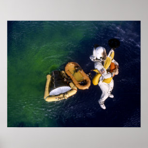 Poster Gemini 7 Splashdown & Recovery