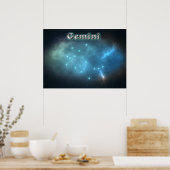 Poster Gemini constellation (Cuisine)
