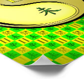 Poster Gemini et chèvre métallique (Coin)