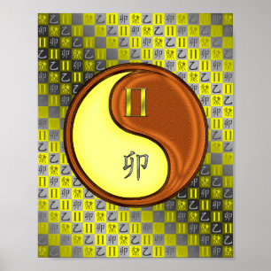 Poster Gemini et Wood Rabbit