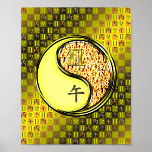 Poster Gemini & Fire Horse
