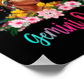 Poster Gemini Reine femme noire Persistant beauté (Coin)