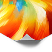 Poster Gemini Twins Couleur et noir et blanc Horoscope (Coin)