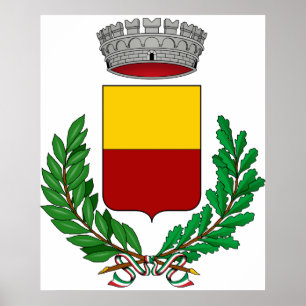 Poster Gemona del Friuli Stemma, Italie