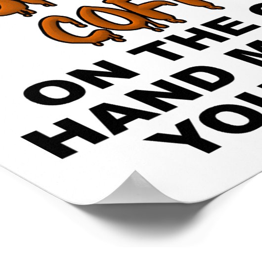 Poster gemorste melk (Hoek)