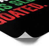 Poster Gen Z Slang Christmas No Cap This Sleigh Goated  (Coin)