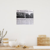 Poster Gendarme tombe à Seneca Rocks, Virginie-Occidental (Cuisine)