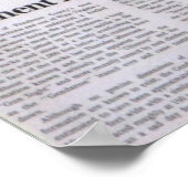 Poster Gendarme tombe à Seneca Rocks, Virginie-Occidental (Coin)