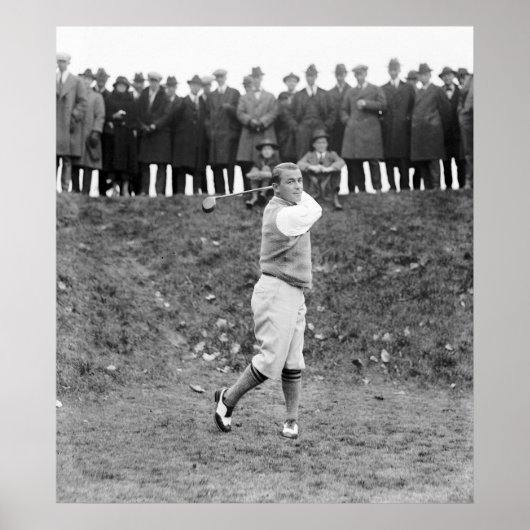 Poster Gene Sarazen, 1922 (Devant)