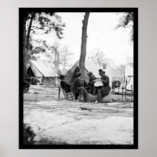 Poster General Ambrose E. Burnside and Matthew Brady 1863