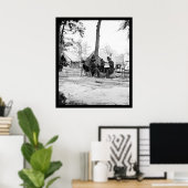 Poster Général Ambrose E. Burnside et Matthew Brady 1863 (Bureau à domicile)