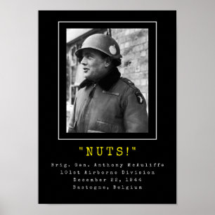Poster Général Anthony McAuliffe - NUTS