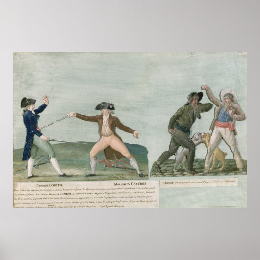 Poster Général Charles Lameth et Charles Eugene (Devant)