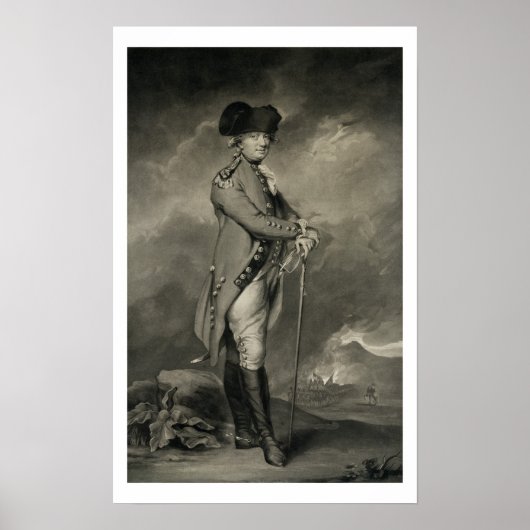 Poster Général Cornwallis (1738-1805) gravé par John Jo (Devant)