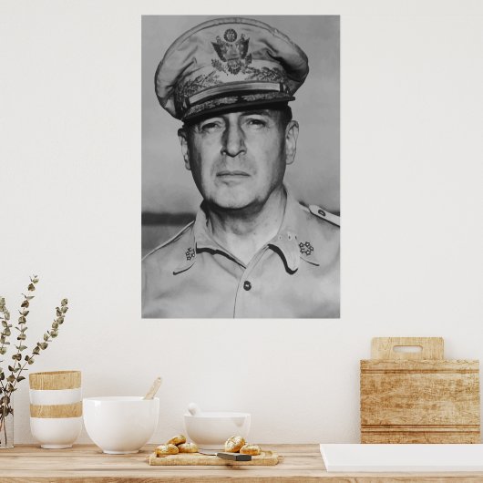 Poster Général Douglas MacArthur (Cuisine)
