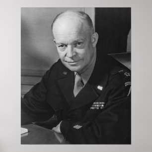 Poster General Dwight Eisenhower -- WWII