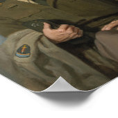 Poster Général Eisenhower Portrait - Thomas Edgar Stephen (Coin)