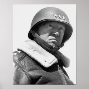 Poster Général George Patton — 2ÈME GUERRE MONDIALE