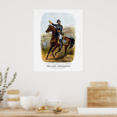 Poster General Grant — Notre ancien commandant (Cuisine)