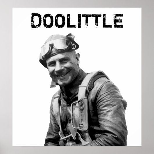 Poster Général Jimmy Doolittle — 2ÈME GUERRE MONDIALE Her (Devant)